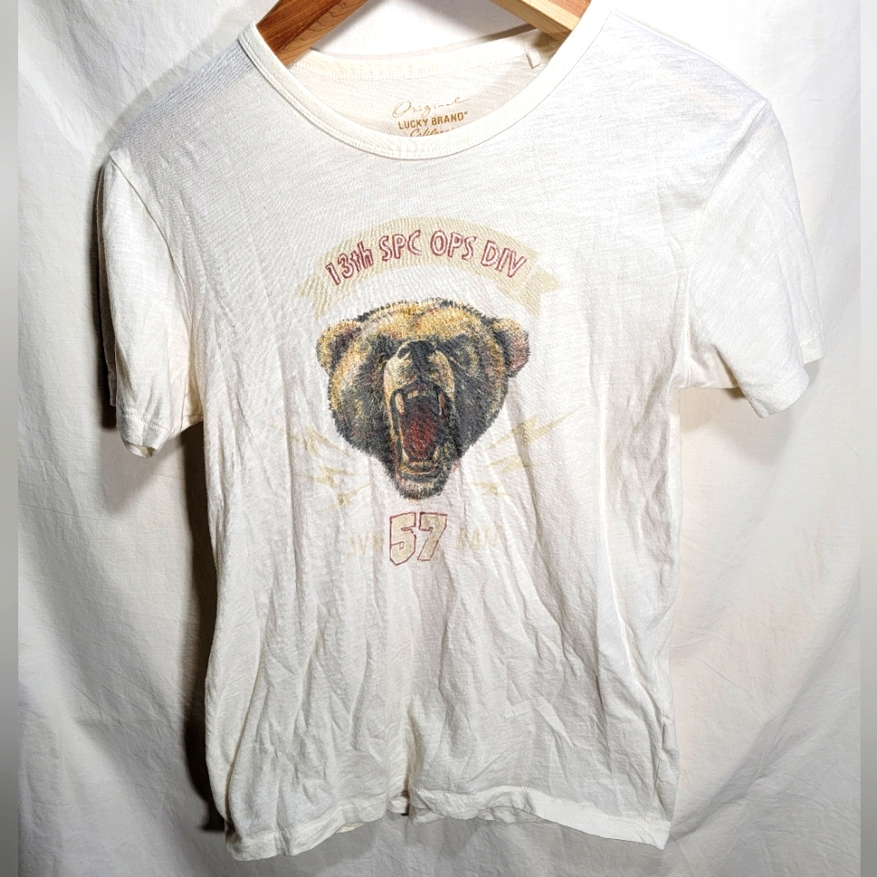 Lucky Brand Size Small Special Delivery 57 13th Spc Ops Div Roaring Bear Lucky Brand Size Small Special Delivery 57 13th Spc Ops Div Roaring Bear
